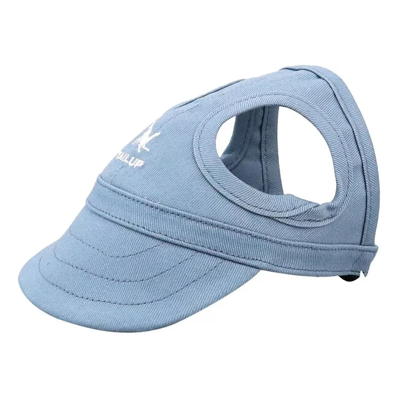 Adjustable Puppy Baseball Hat With Ear Holes