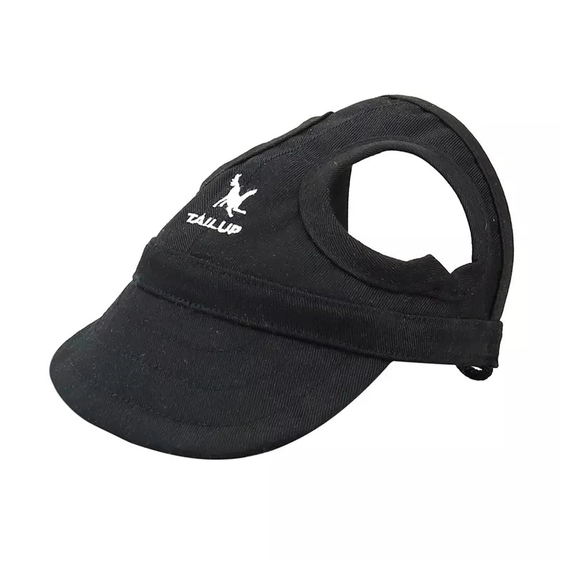 Adjustable Puppy Baseball Hat With Ear Holes