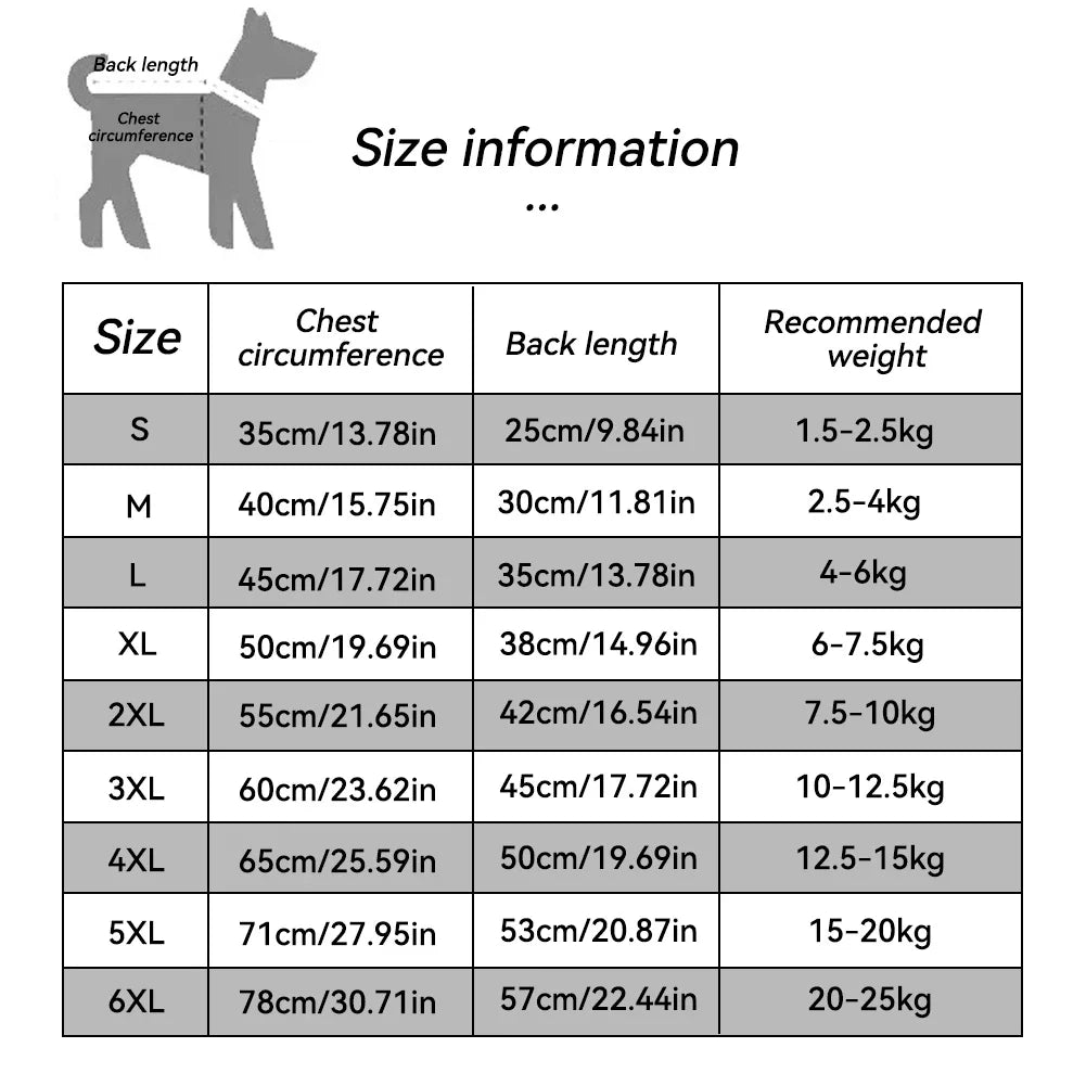 Big Dogs Clothes Winter Sweater
