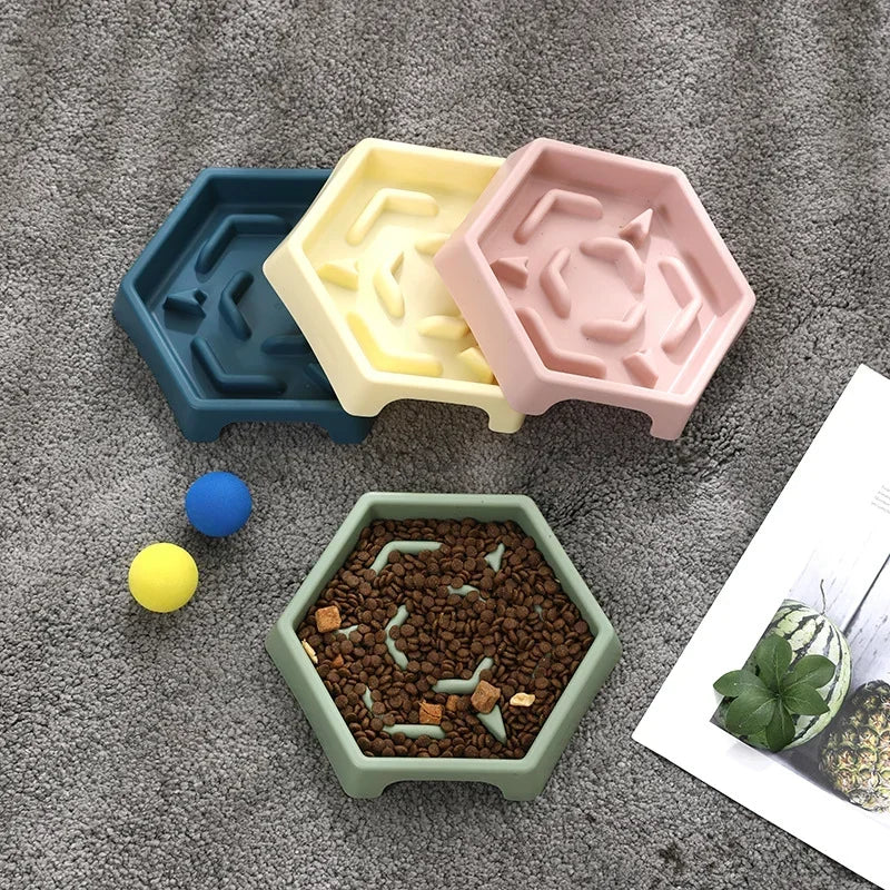 Dog Bowl Anti Choking Slow Food Bowl