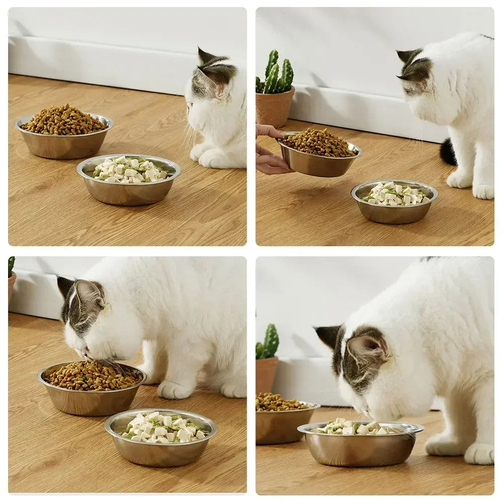 Large Capacity Stainless Steel Pet Feeding Bowl