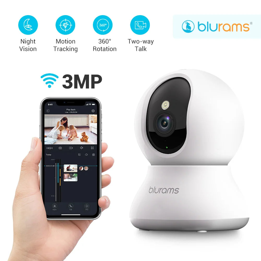 Pet Camera with Phone App for Home Monitoring