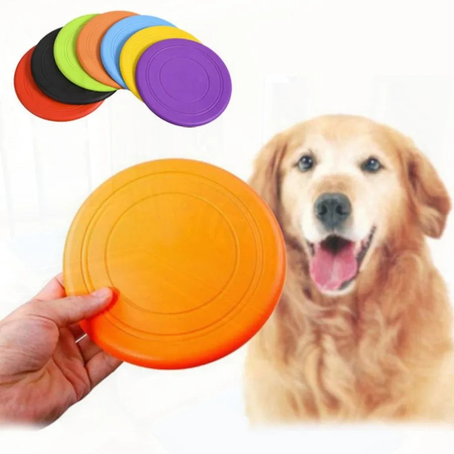 7 Colors Pet Flying Disk Interactive Toy