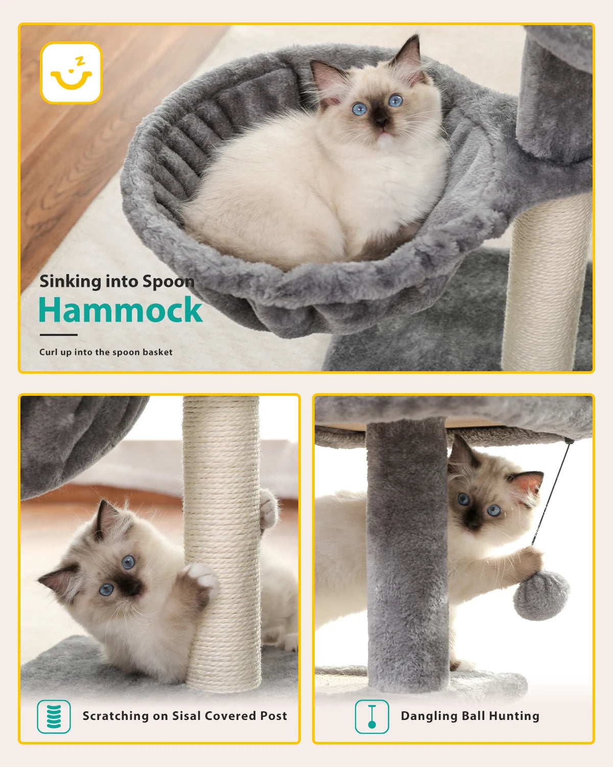 Cat tree Cat Tower for Indoor Cats