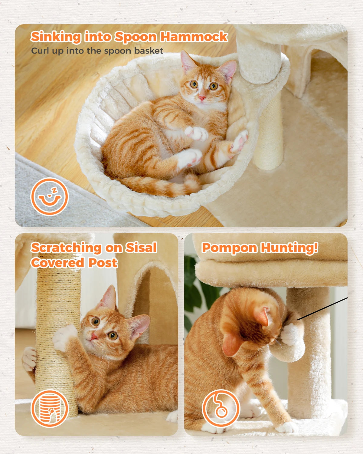 Cat tree Cat Tower for Indoor Cats