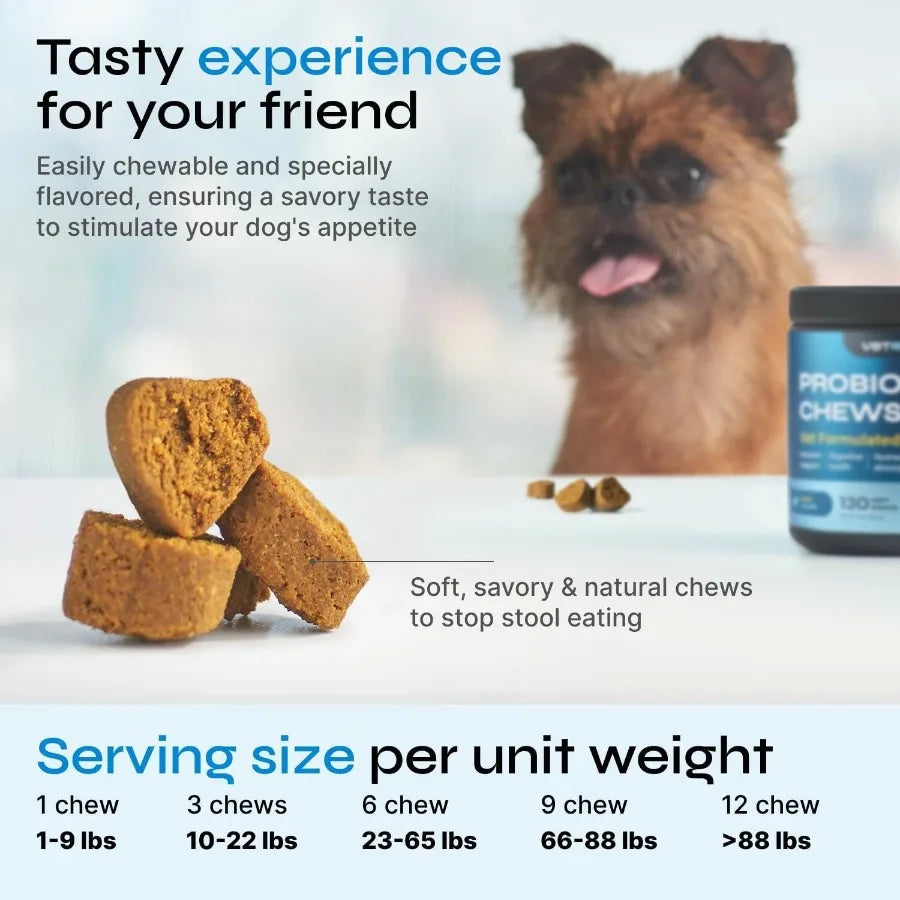 Dog Probiotic Chews for Digestive and Gut Health