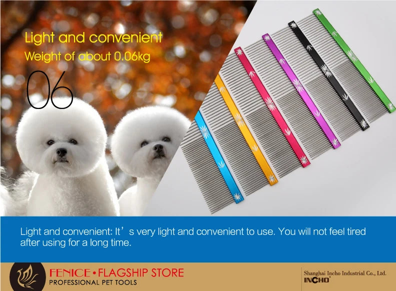 Colorful High Quality Pet Comb
