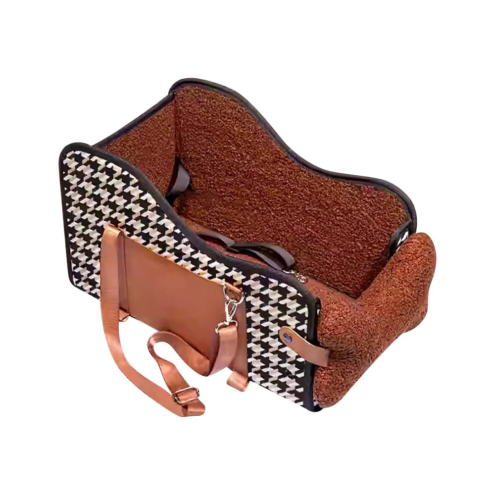 Upgraded Foldable Pet Carrier for Cats and Dogs, Portable Soft-Sided Travel  BBreathable Mesh, Safety Strap for small Dogs