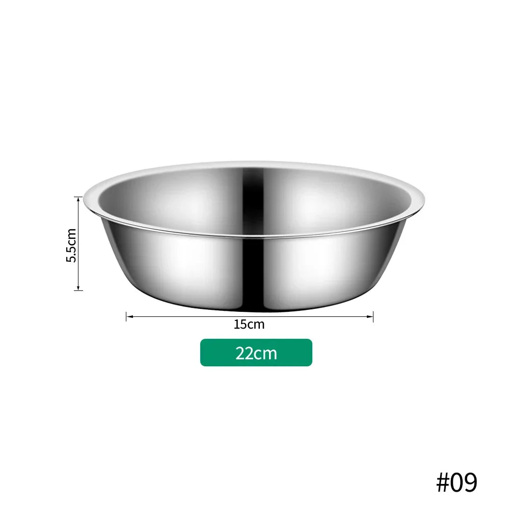 Large Capacity Stainless Steel Pet Feeding Bowl