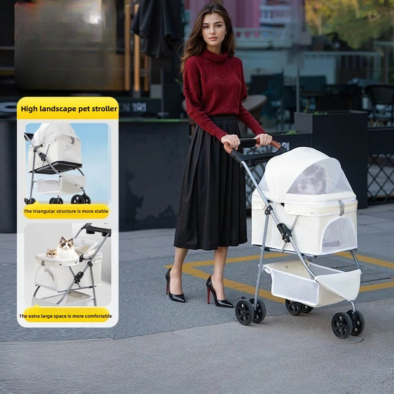 Three-wheel Pet Stroller