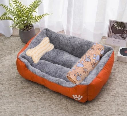 Pet Cushion Plush Kennel Bed