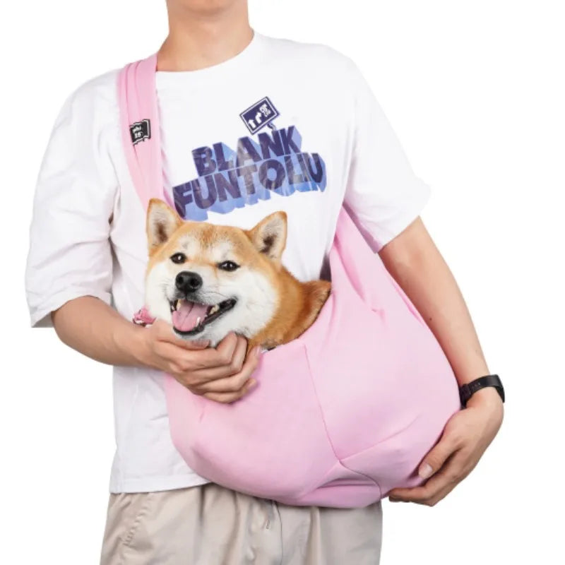 Crossbody Breathable Folding Pet Bag