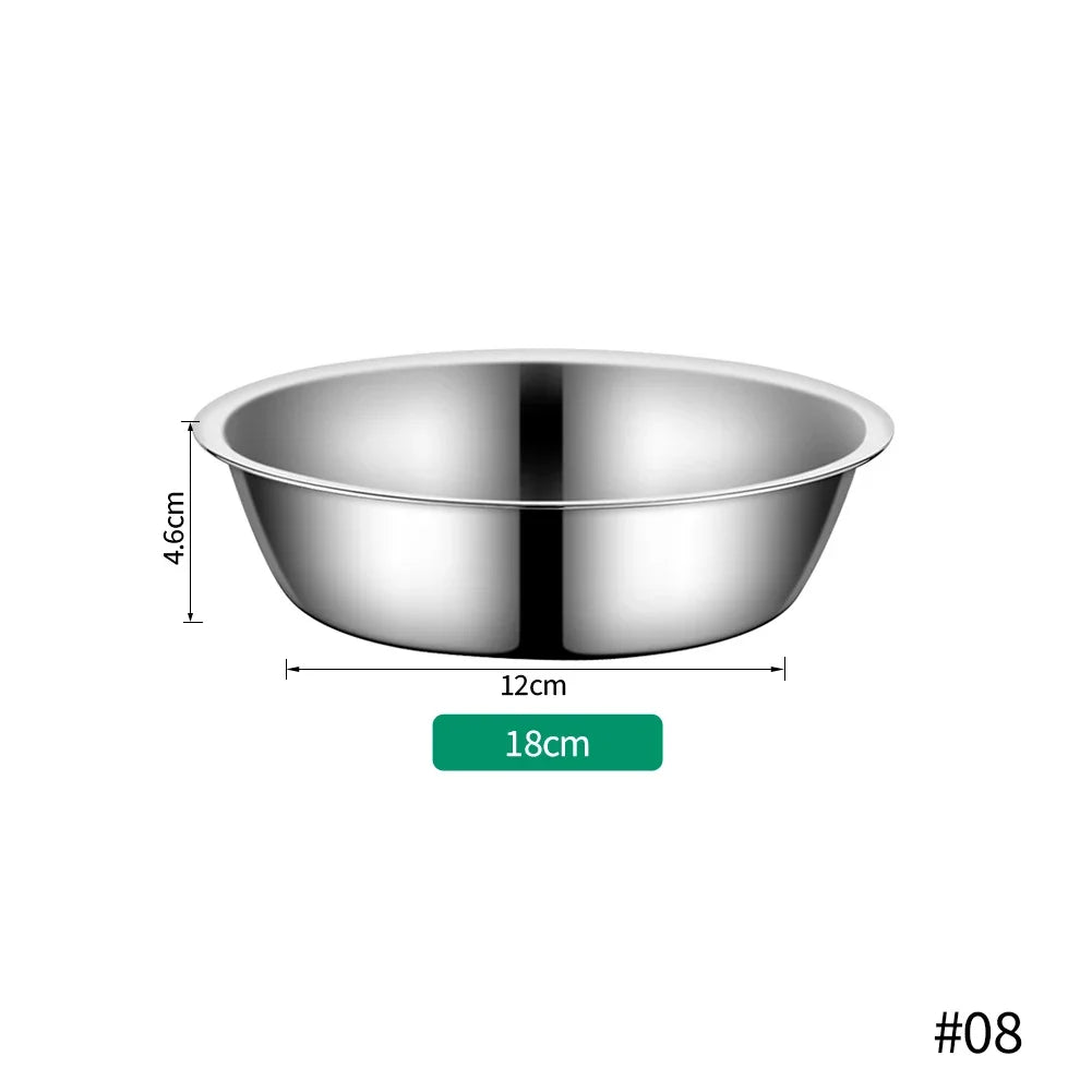 Large Capacity Stainless Steel Pet Feeding Bowl