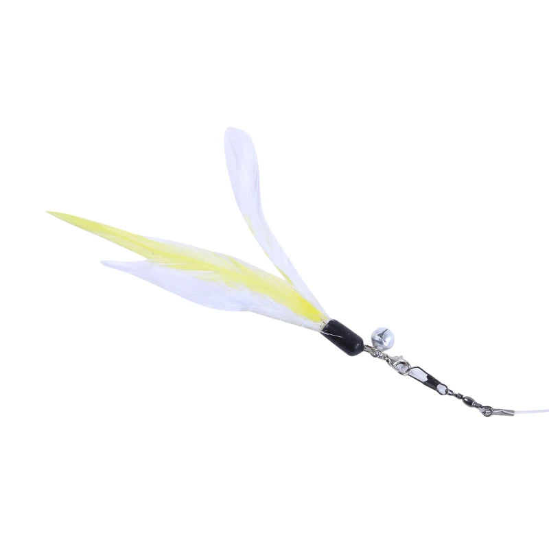 Three-Section Telescopic Fishing Pole Wand Catcher Teaser Toy