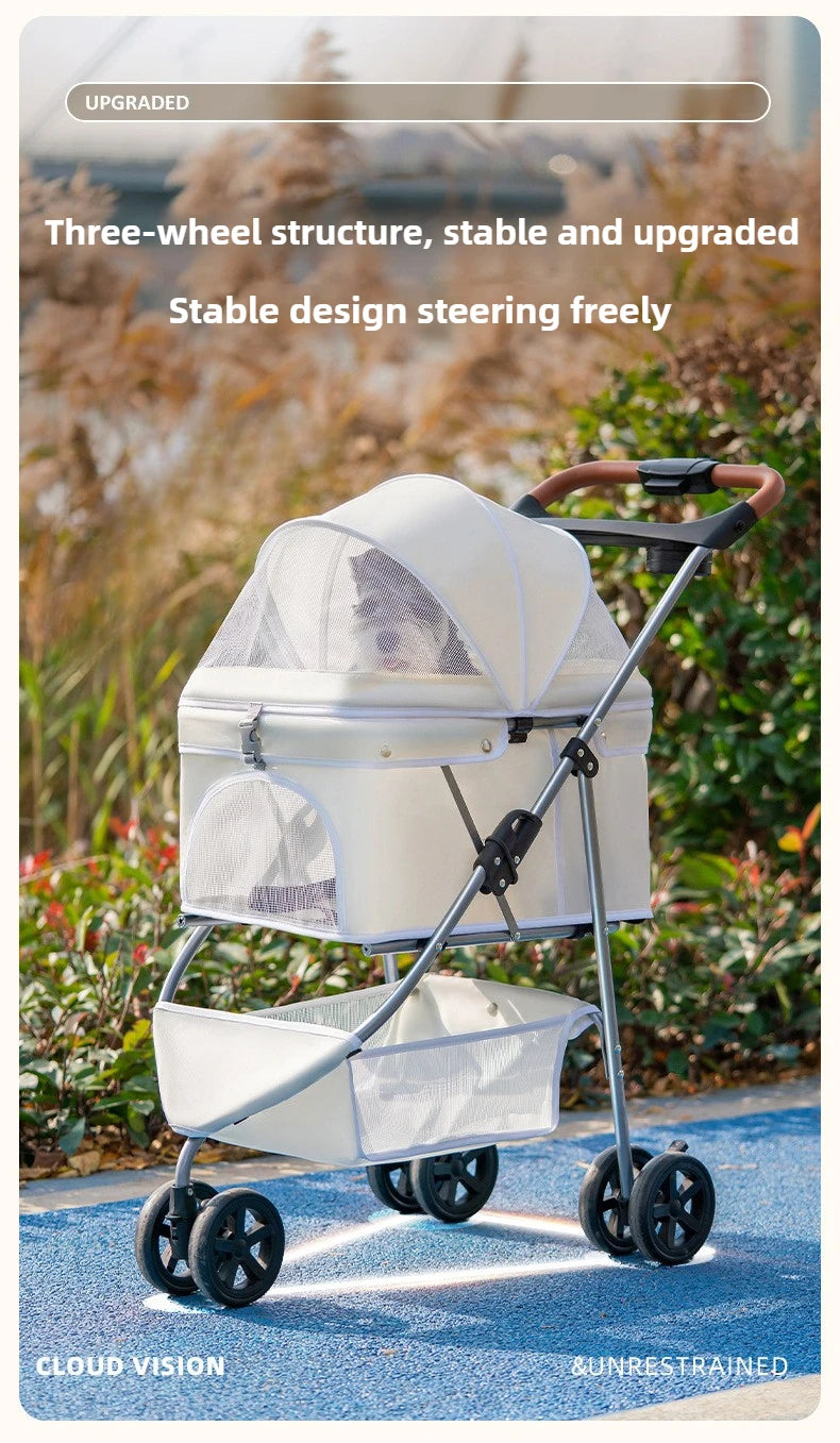 Three-wheel Pet Stroller