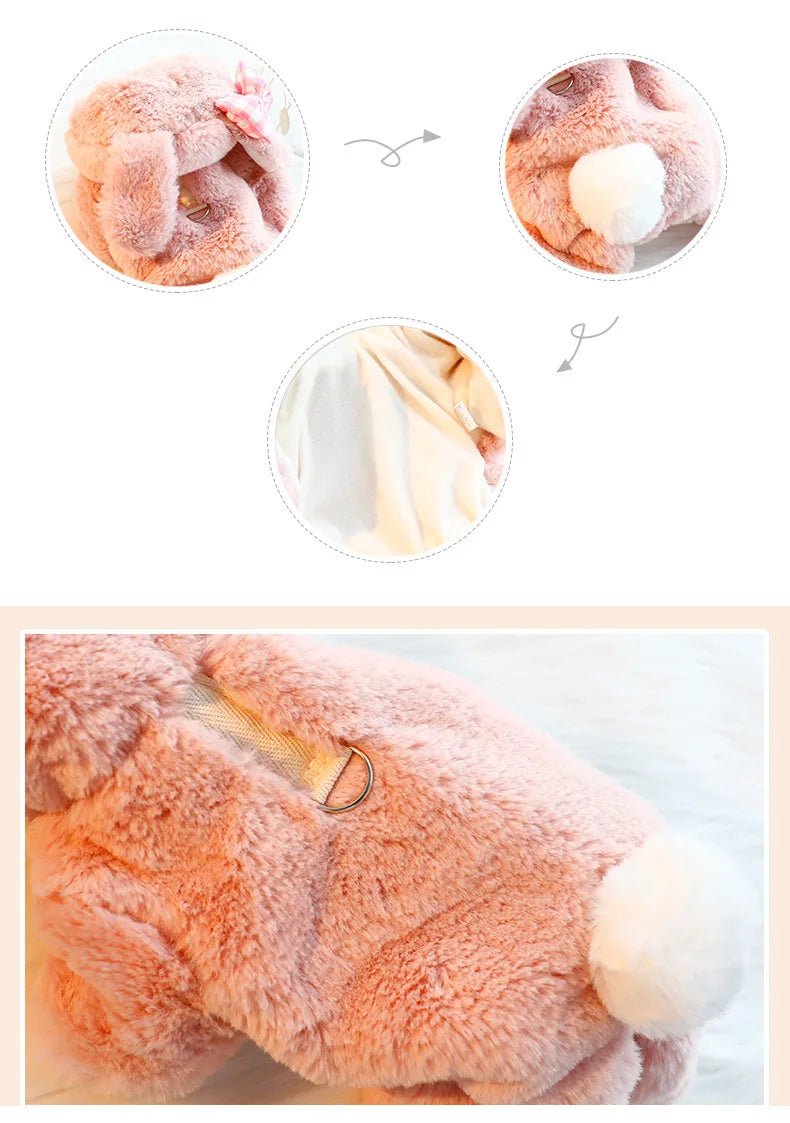 Soft Pet Rabbit Ears Cute Puppy Pajamas