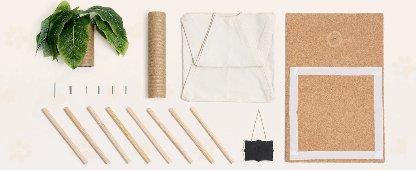 Scratching Post with Teepee Cat Tree