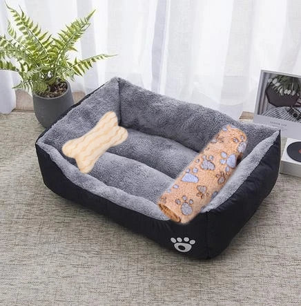 Pet Cushion Plush Kennel Bed