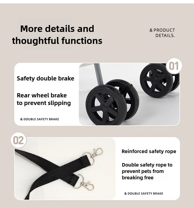 Three-wheel Pet Stroller