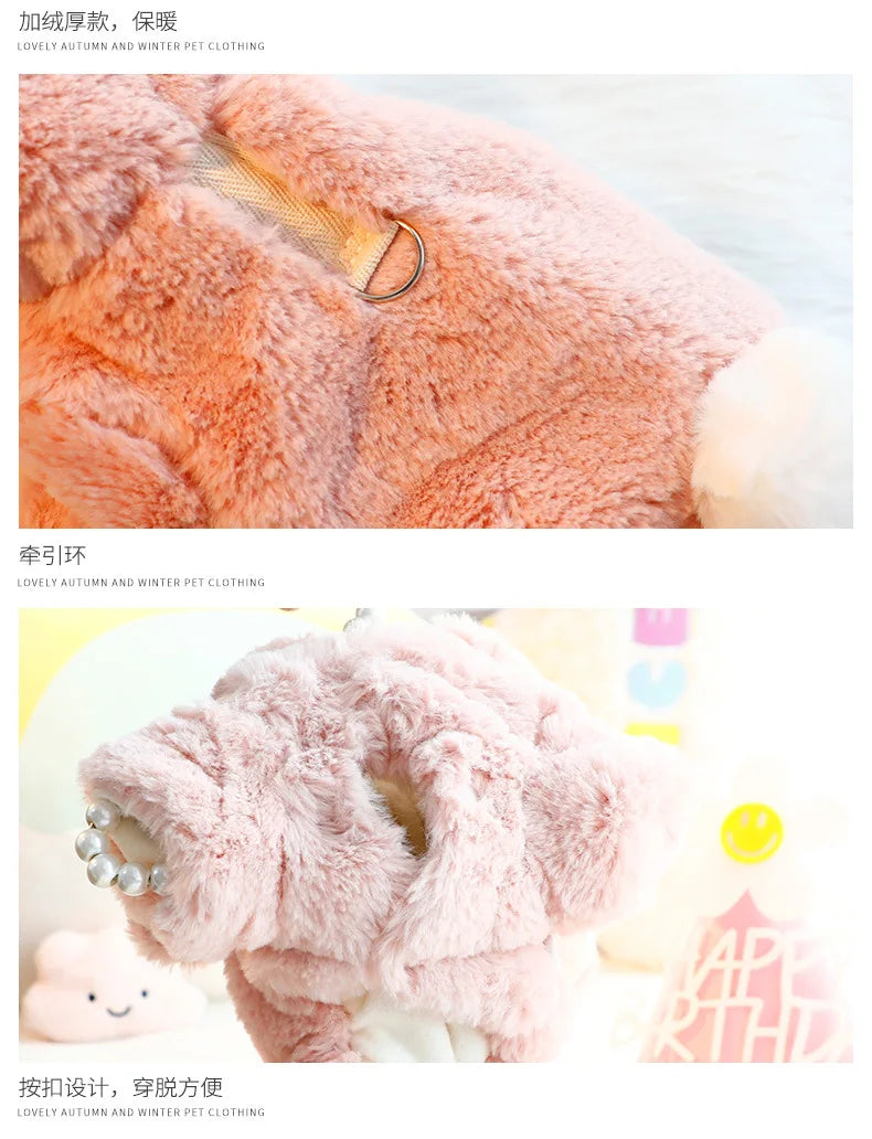 Soft Pet Rabbit Ears Cute Puppy Pajamas