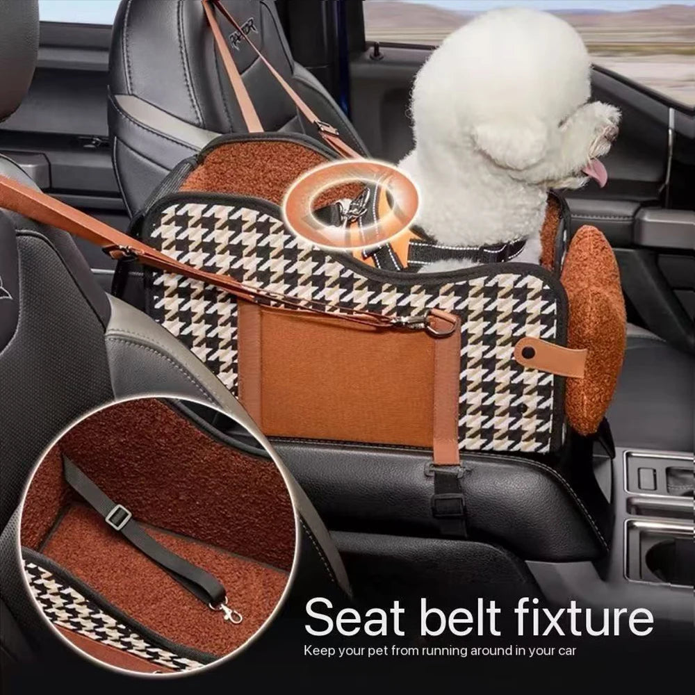 Upgraded Foldable Pet Carrier for Cats and Dogs, Portable Soft-Sided Travel  BBreathable Mesh, Safety Strap for small Dogs