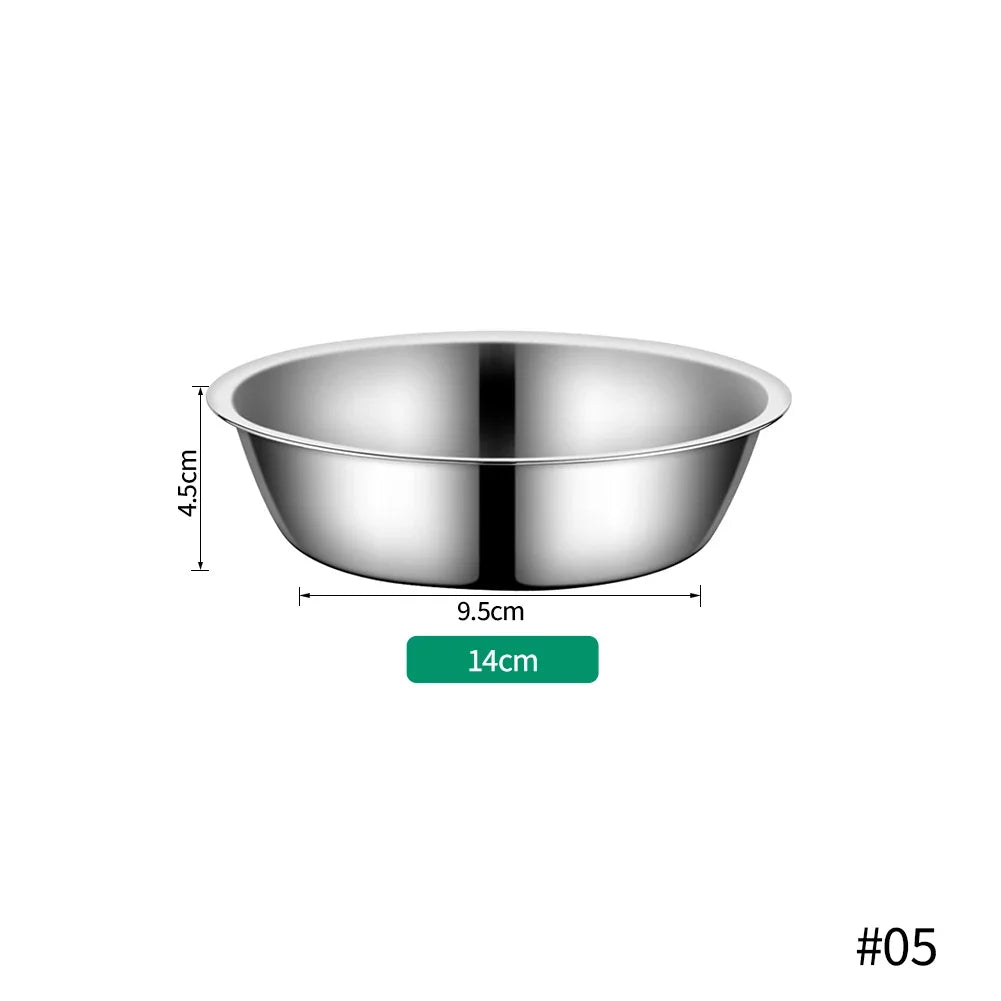 Large Capacity Stainless Steel Pet Feeding Bowl