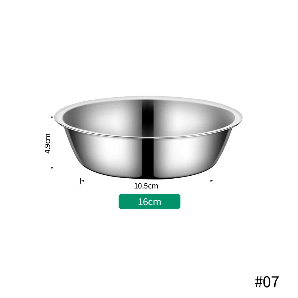 Large Capacity Stainless Steel Pet Feeding Bowl