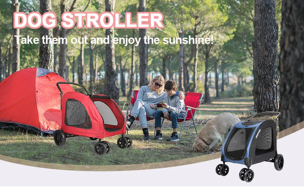 Big Wheels Pet Trolley Stroller