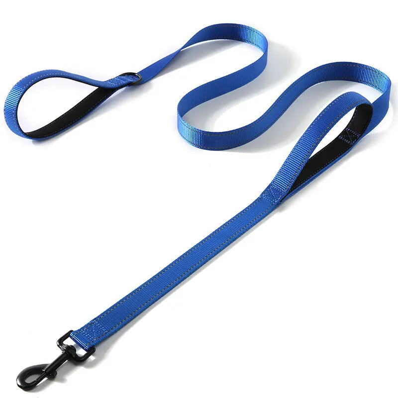 Heavy Duty Double Handle Nylon Dog Leash