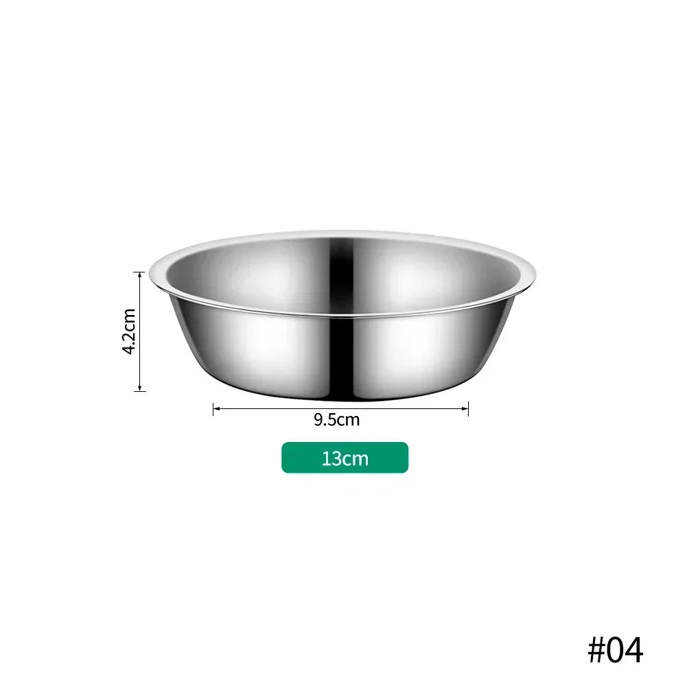 Large Capacity Stainless Steel Pet Feeding Bowl