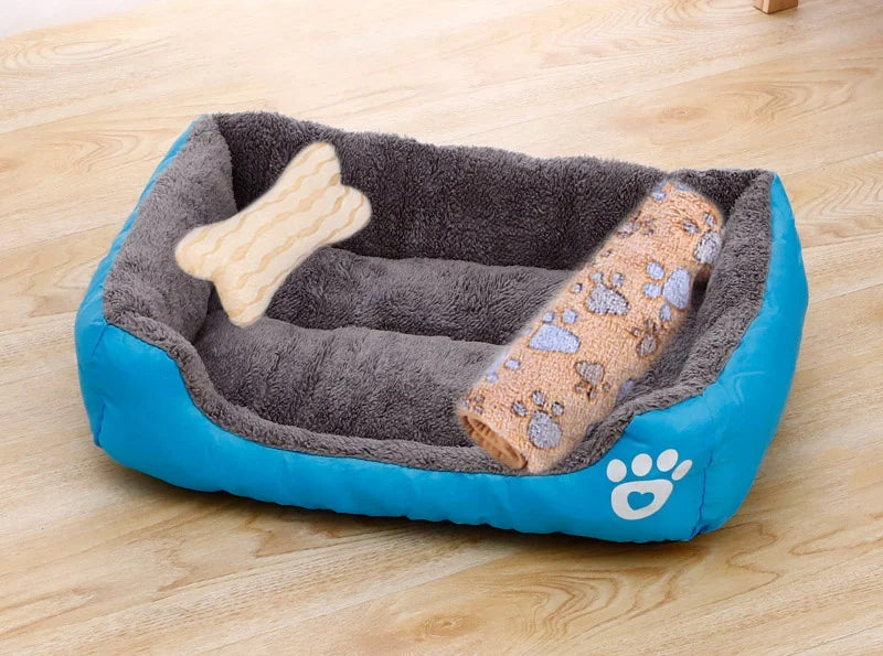 Pet Cushion Plush Kennel Bed