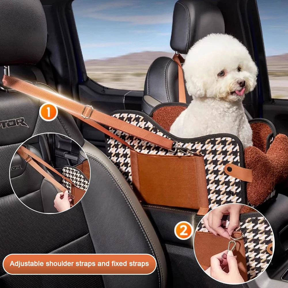 Upgraded Foldable Pet Carrier for Cats and Dogs, Portable Soft-Sided Travel  BBreathable Mesh, Safety Strap for small Dogs