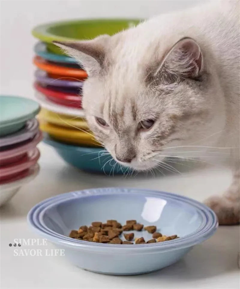 Extra Wide Raised Pet Food Bowl