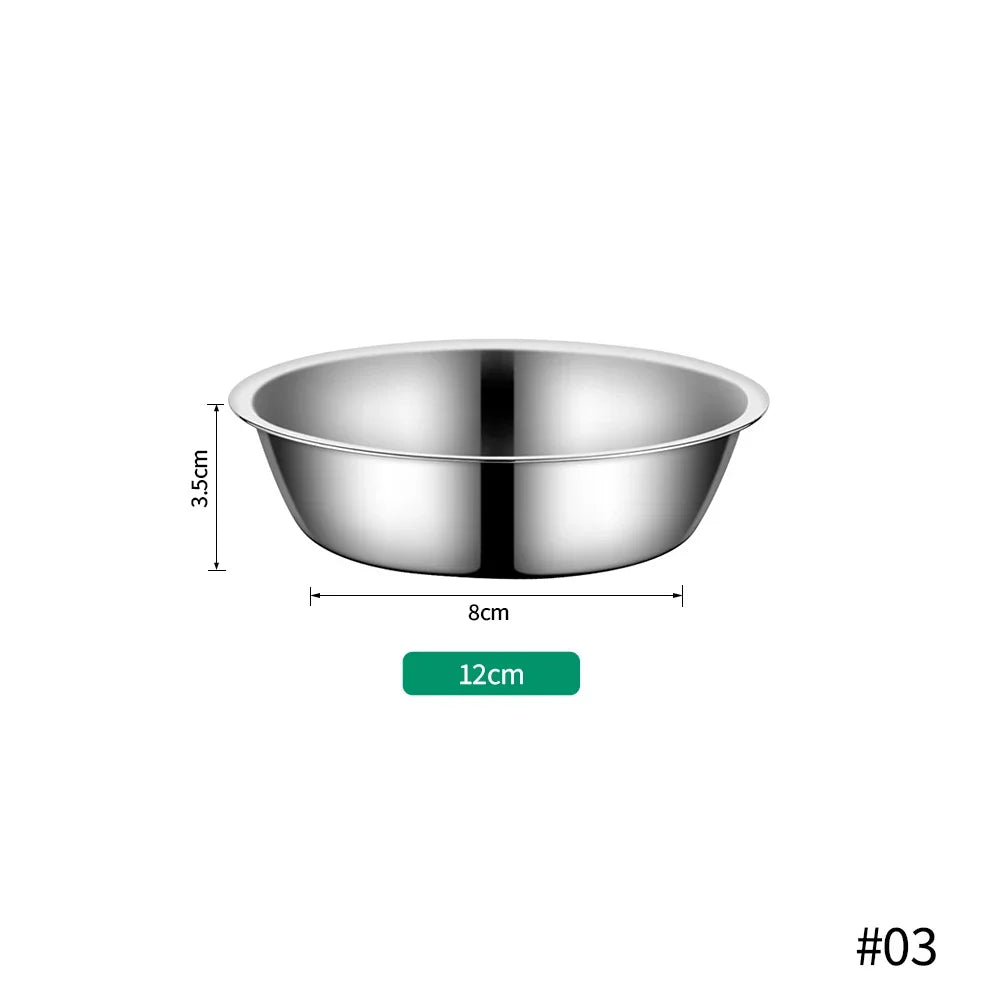 Large Capacity Stainless Steel Pet Feeding Bowl