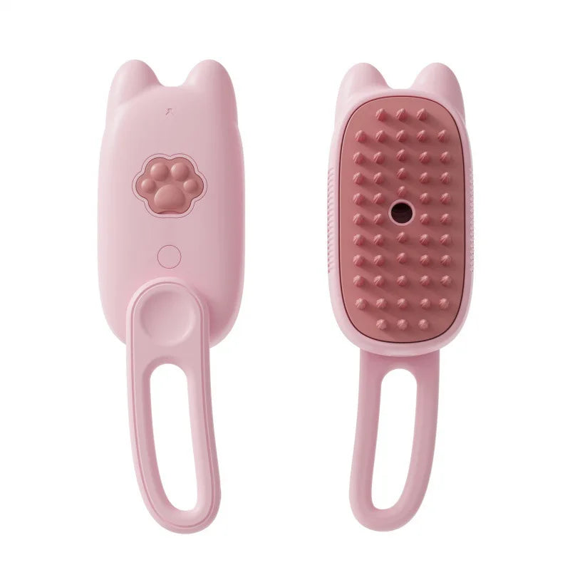 Pet Electric Steam Brush and Grooming Comb