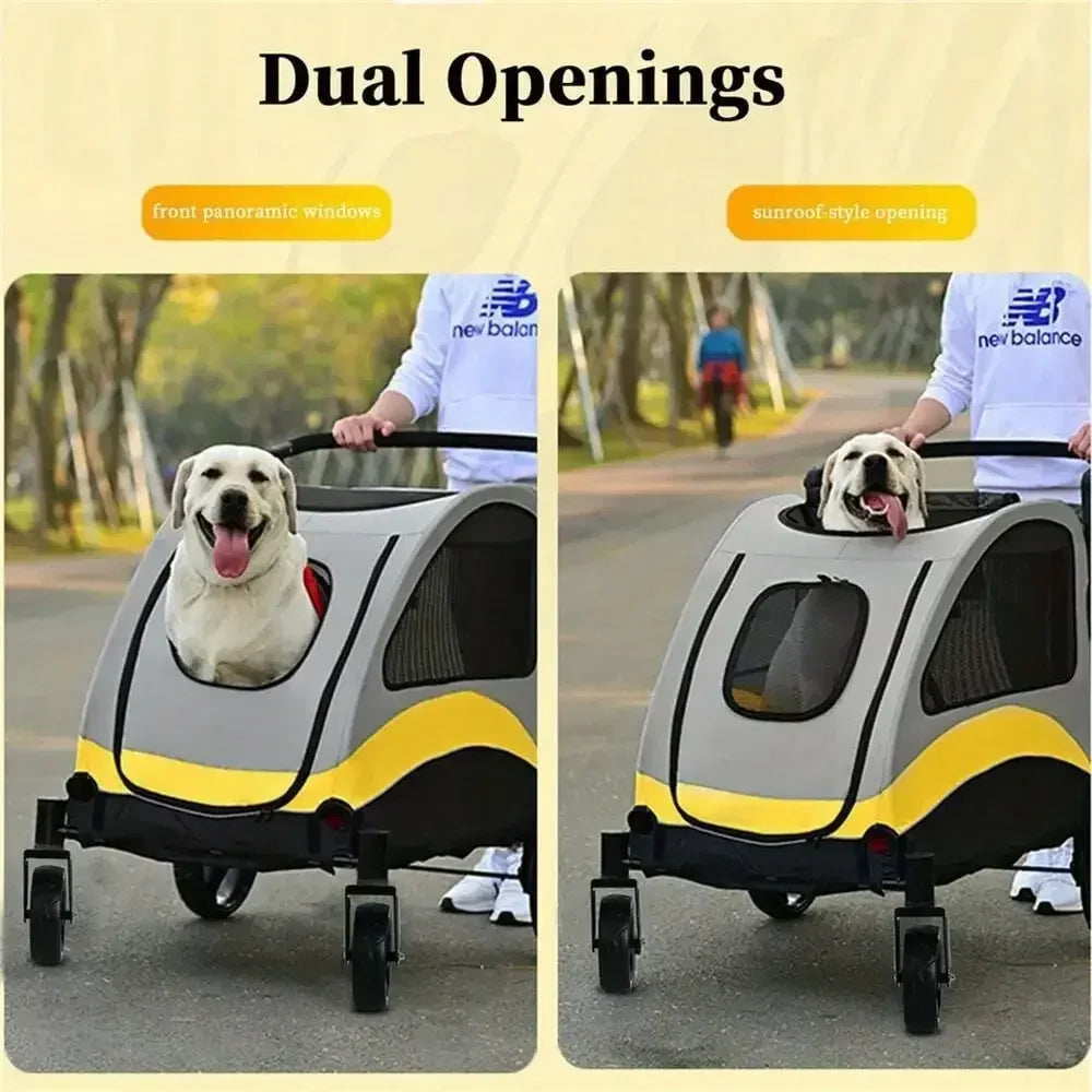 Foldable XX-Large Dog Pet Mobile Stroller