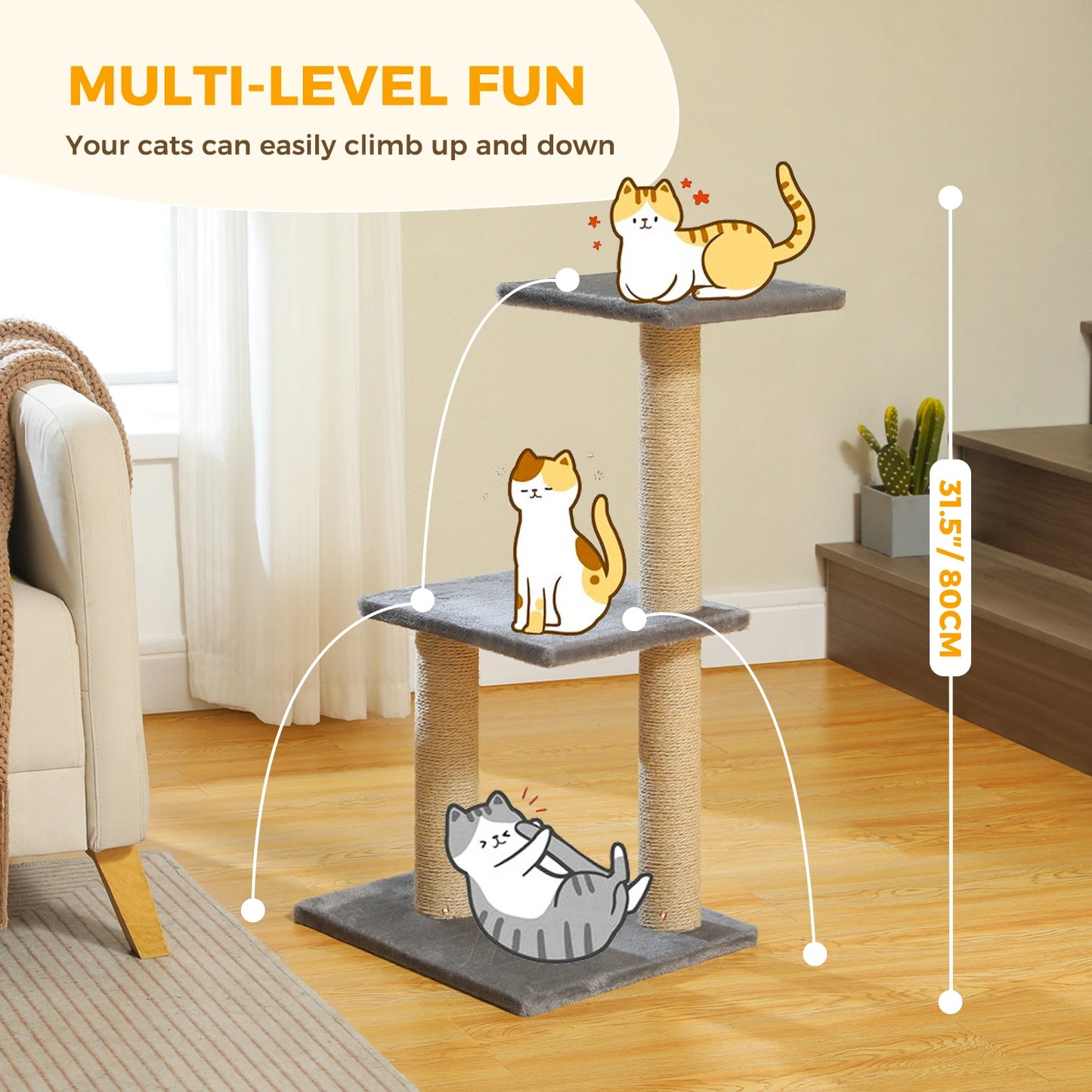 Cat tree Cat Tower for Indoor Cats
