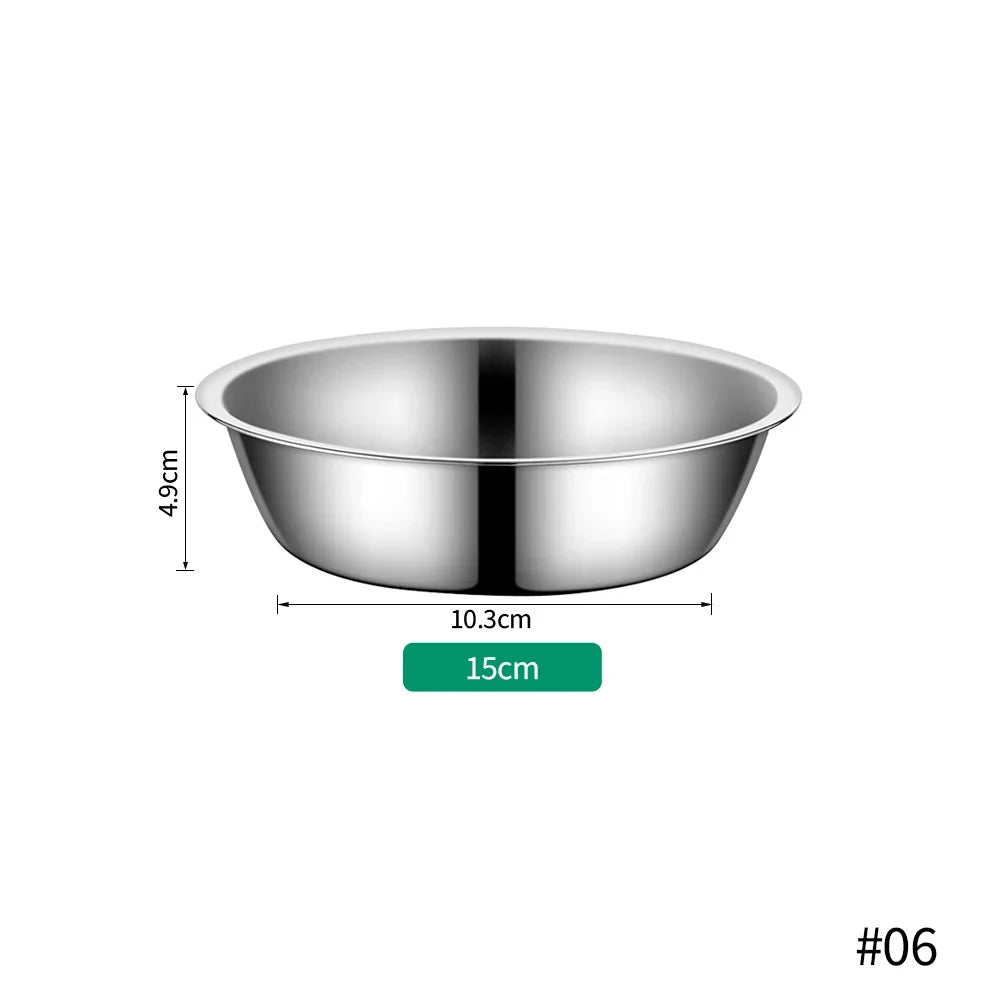 Large Capacity Stainless Steel Pet Feeding Bowl