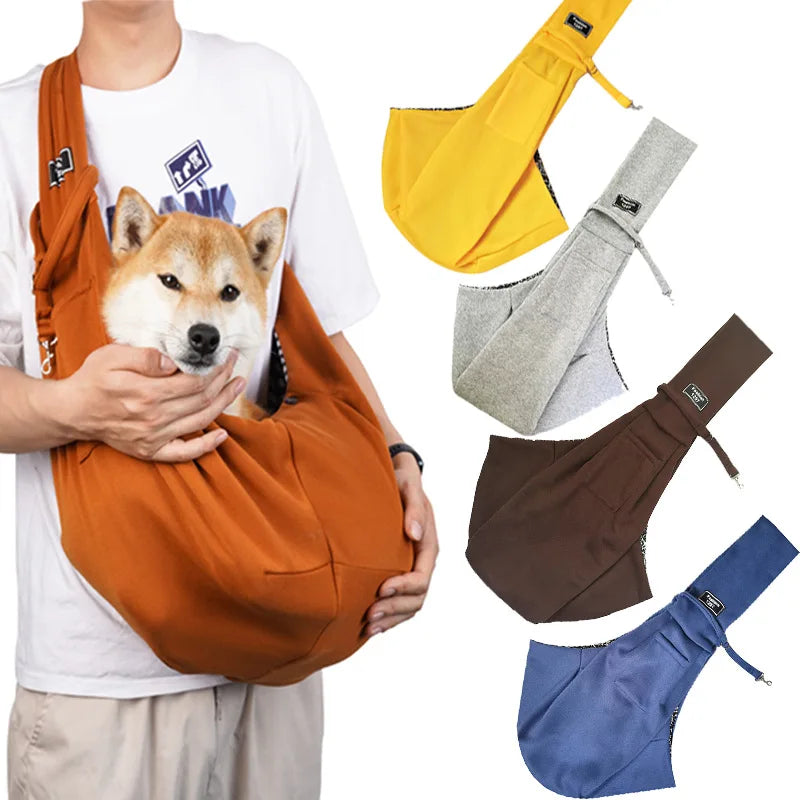 Crossbody Breathable Folding Pet Bag
