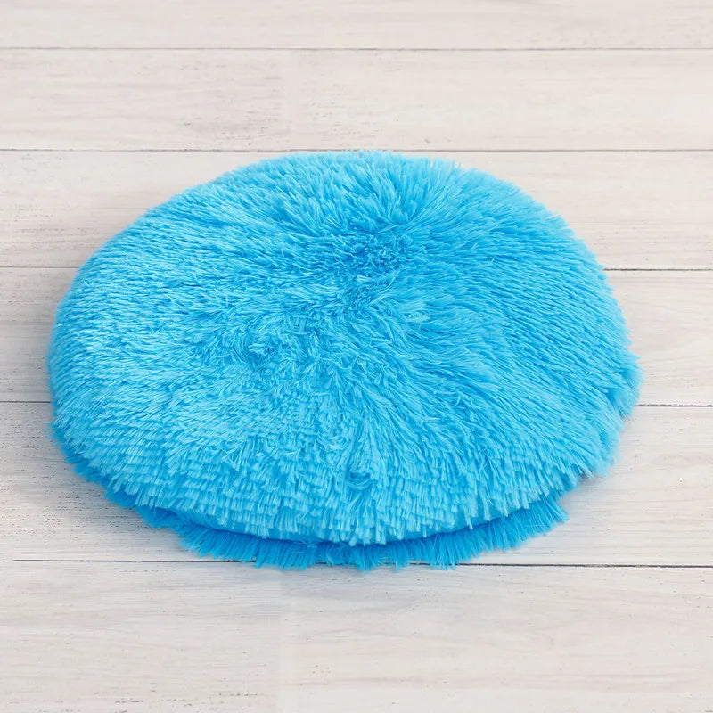 Plush Round Pet Bed
