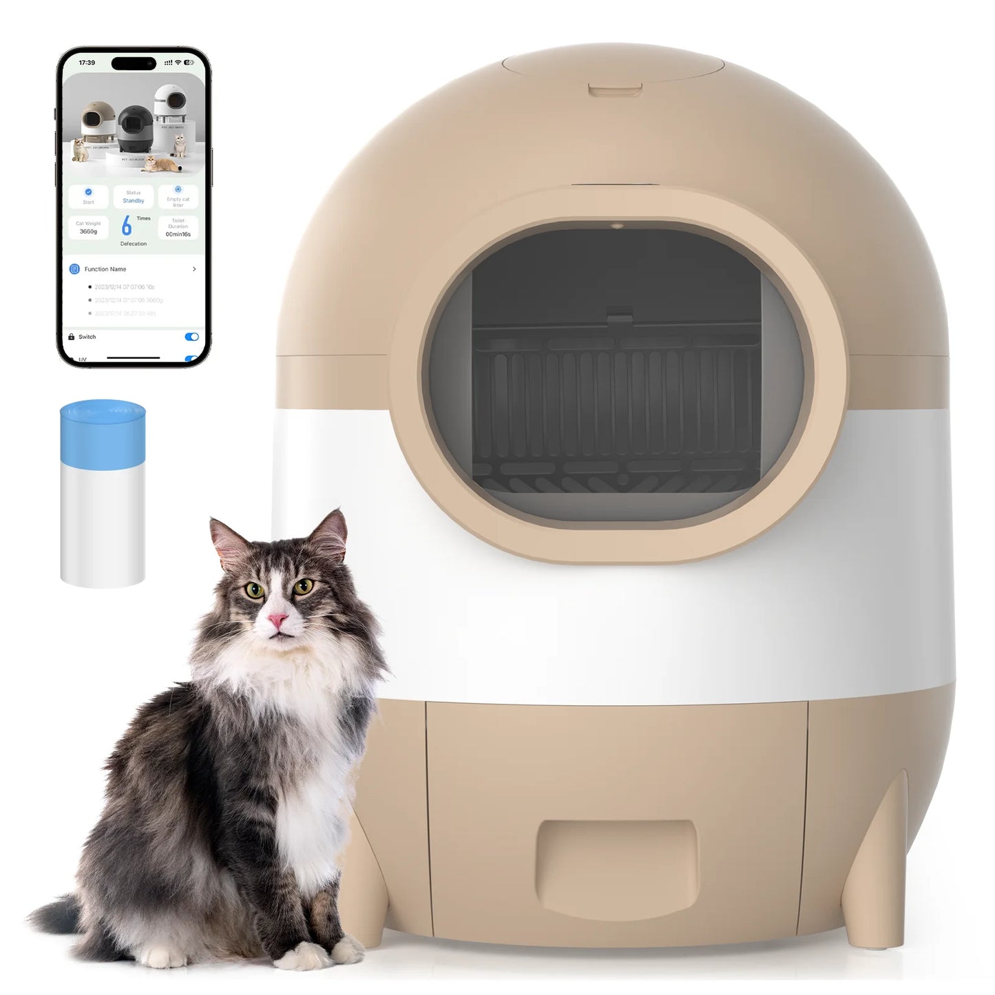 Self-Cleaning Automatic Cat Litter Box