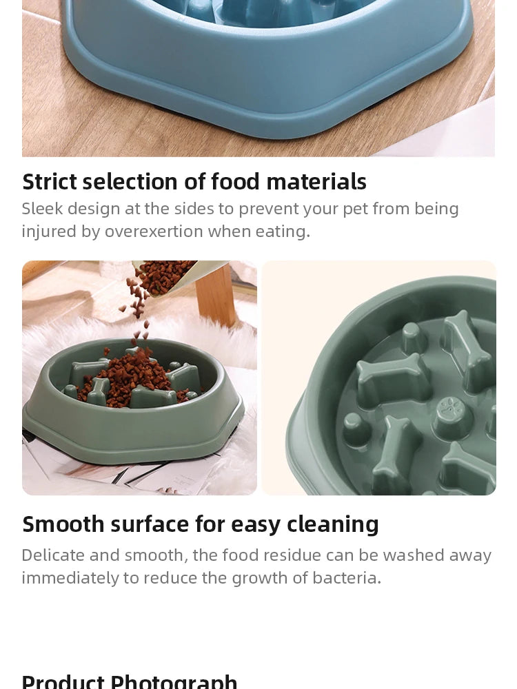 Pet Slow Food Bowl Anti-choking Feeder