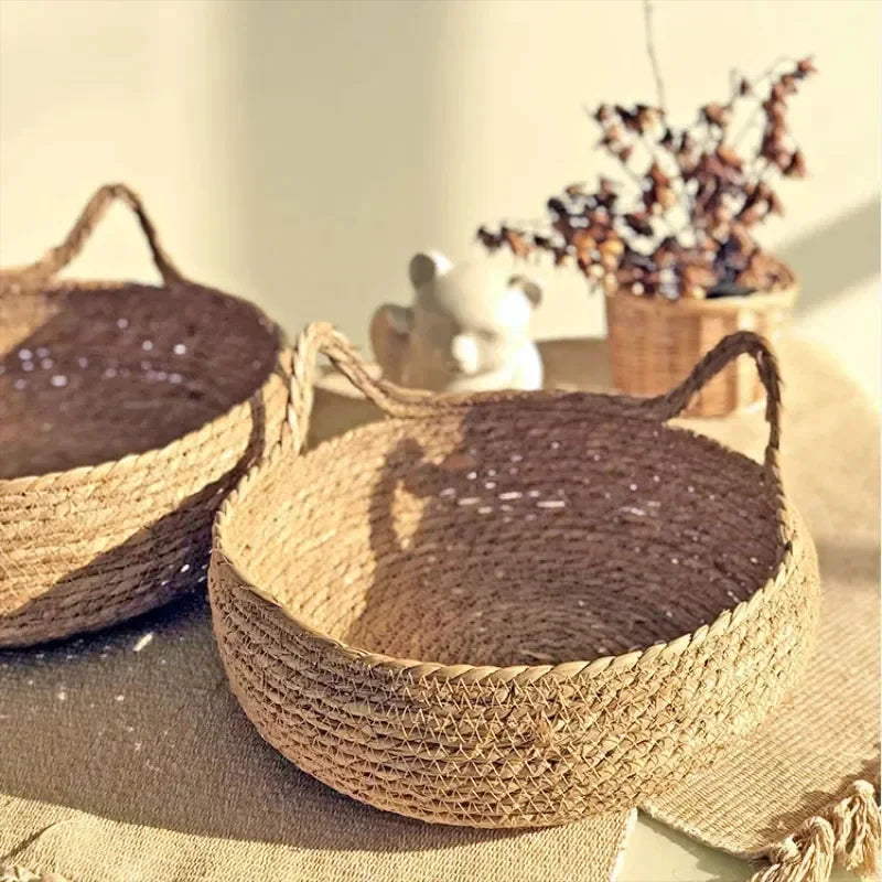 Pure Hand-woven Rattan Pet Nest Bed