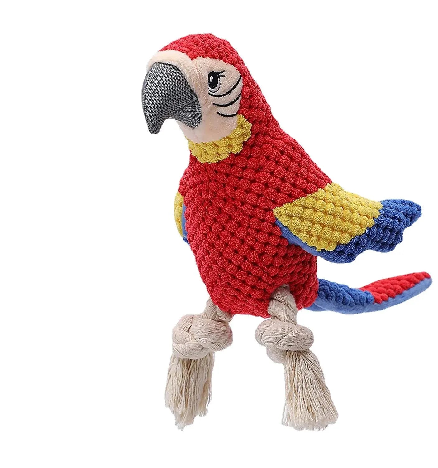 Indestructible Plush Parrot Pet Toy