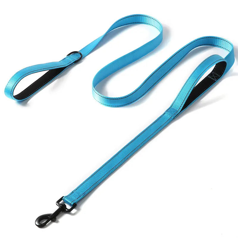 Heavy Duty Double Handle Nylon Dog Leash