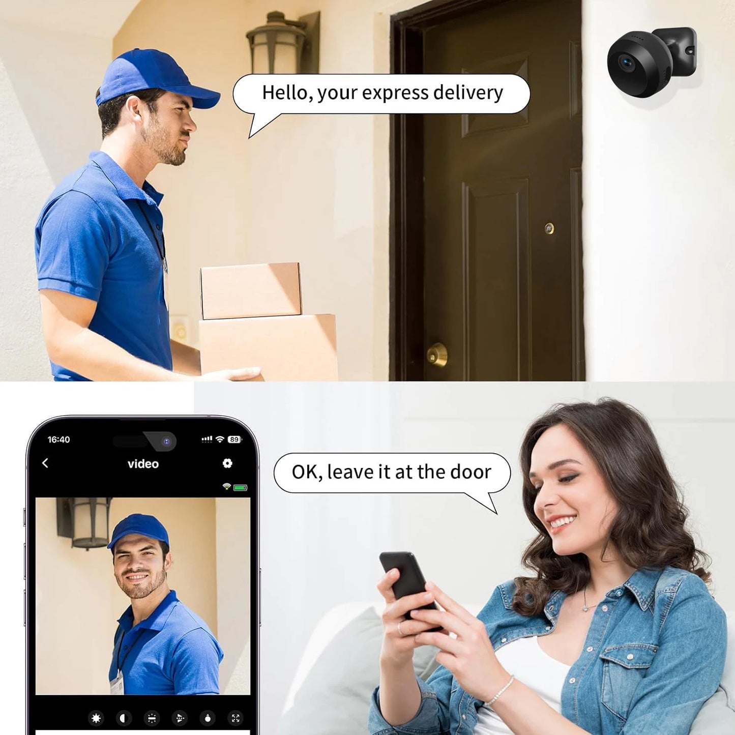 Wi-Fi Mini Pet Camera