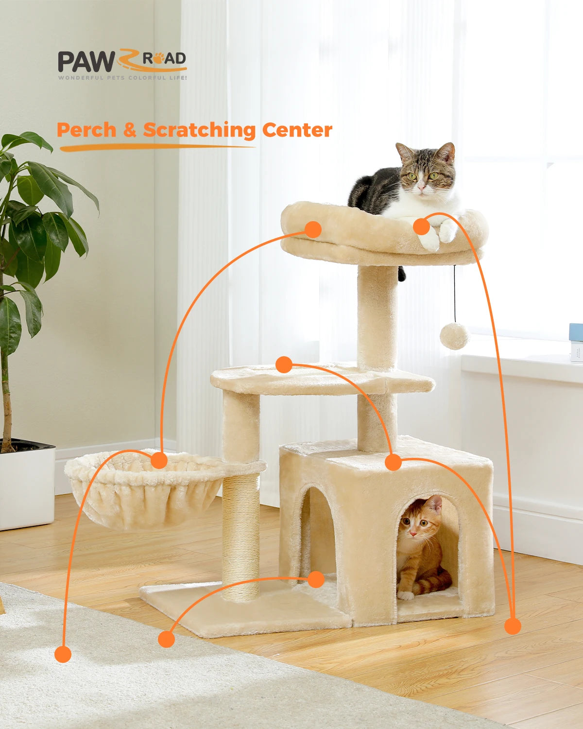 Cat tree Cat Tower for Indoor Cats
