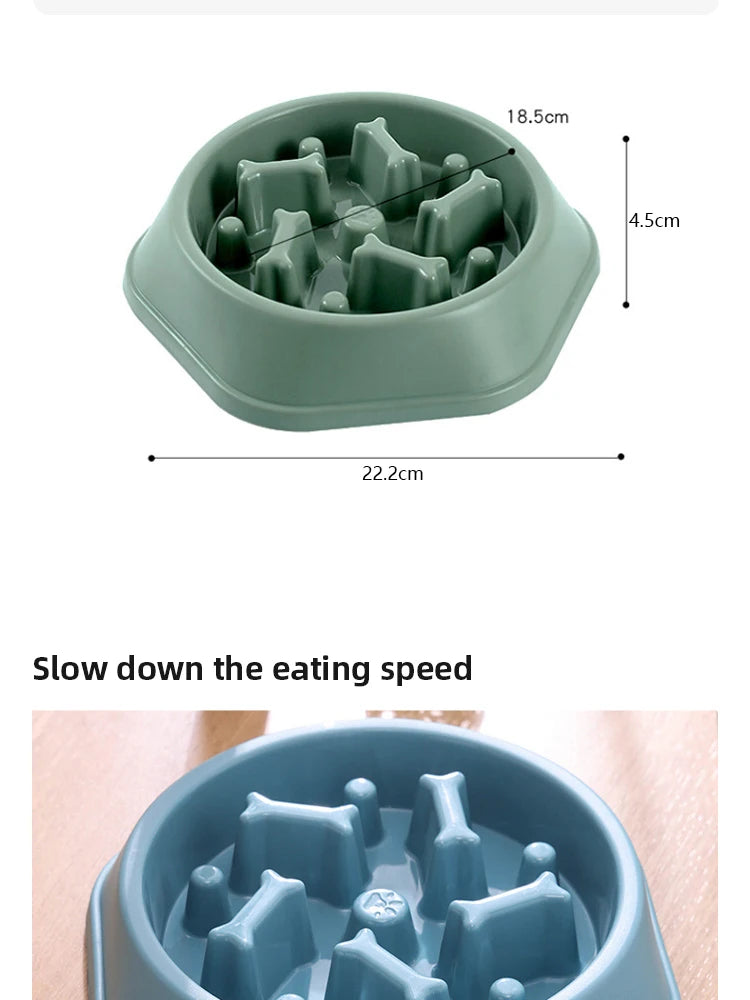 Pet Slow Food Bowl Anti-choking Feeder