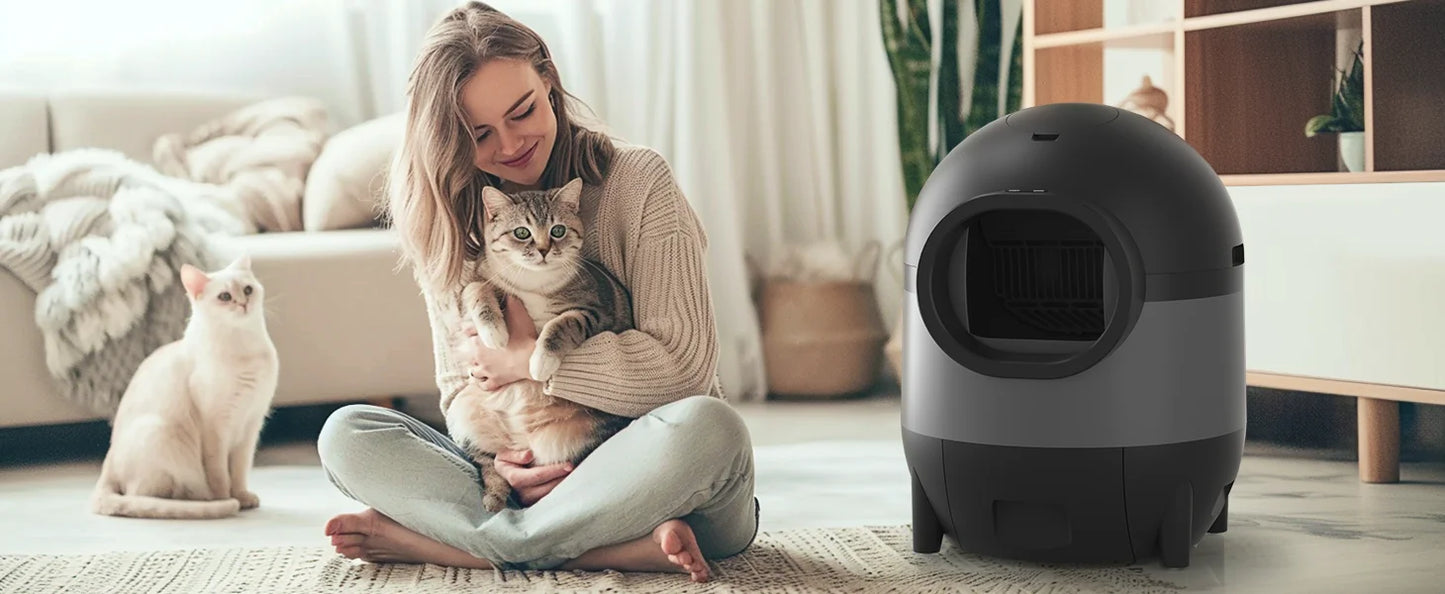 Self-Cleaning Automatic Cat Litter Box