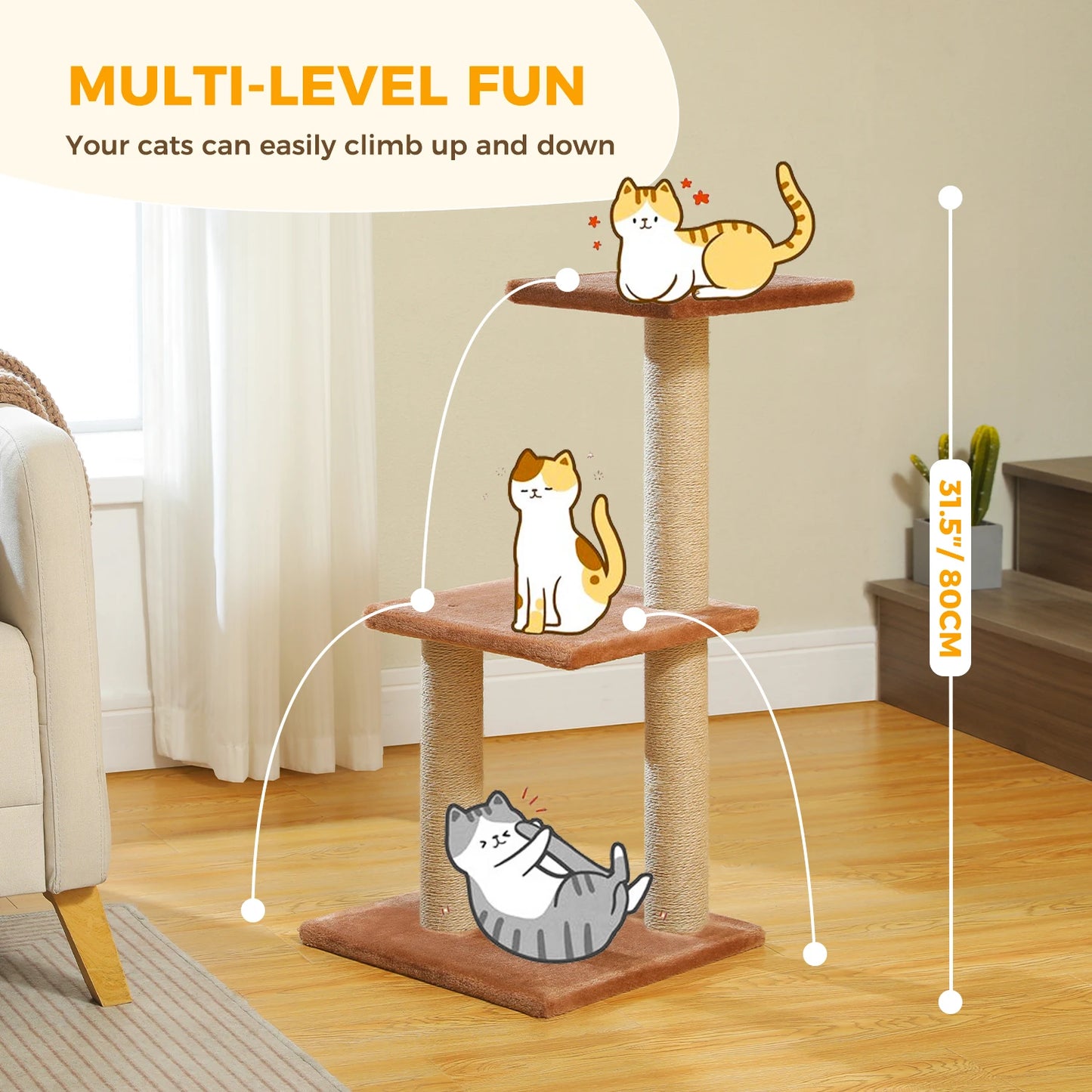Cat tree Cat Tower for Indoor Cats